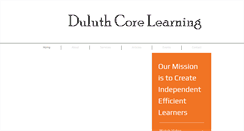 Desktop Screenshot of duluthcorelearning.com