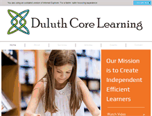 Tablet Screenshot of duluthcorelearning.com